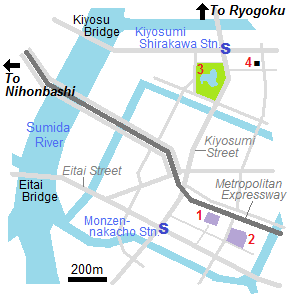 Map of Fukagawa