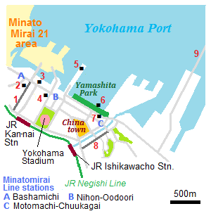 Map of Kan-nai area