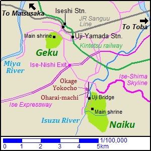 Map of Ise Shrine