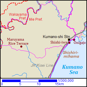 Map of Kumano area