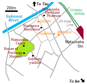 Map of Matsusaka