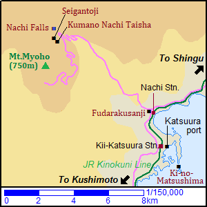 Map of Katsuura