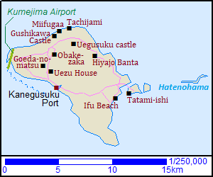Map of Kume Island