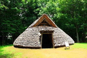 Pit house in Jomon Period