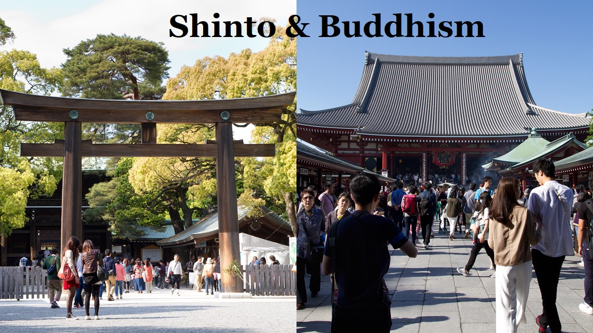 Shinto and Buddhism, religions in Japan