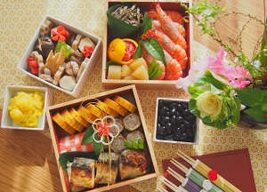 Osechi dishes for the New Year