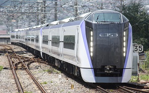 Limited Express Super-Azusa from Shinjuku to Matsumoto