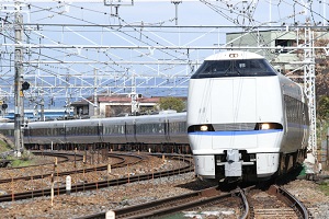 Limited Express Thunderbird from Osaka to Kanazawa