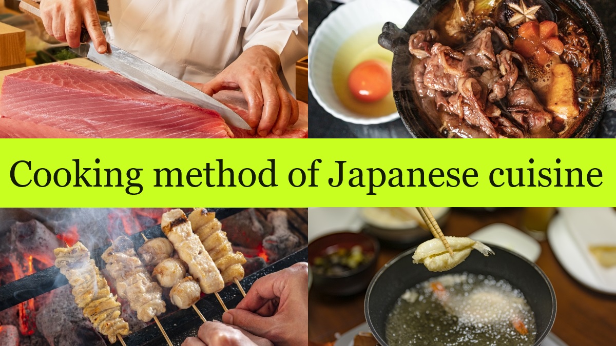 Cooking method of Japanese cuisine