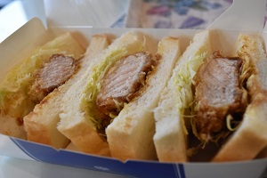 Sandwich of tonkatsu