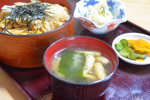 Misoshiru in a Japanese meal