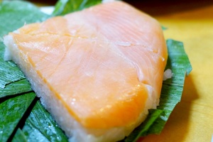 Oshi-zushi of Trout