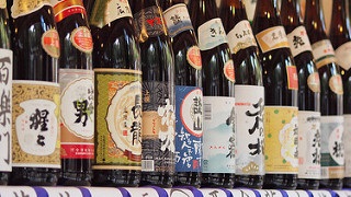 Sake (rice wine) dedicated to the shrine