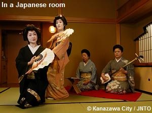 Nihon-buyo in a Japanese room