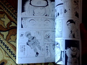 A Japanese manga book