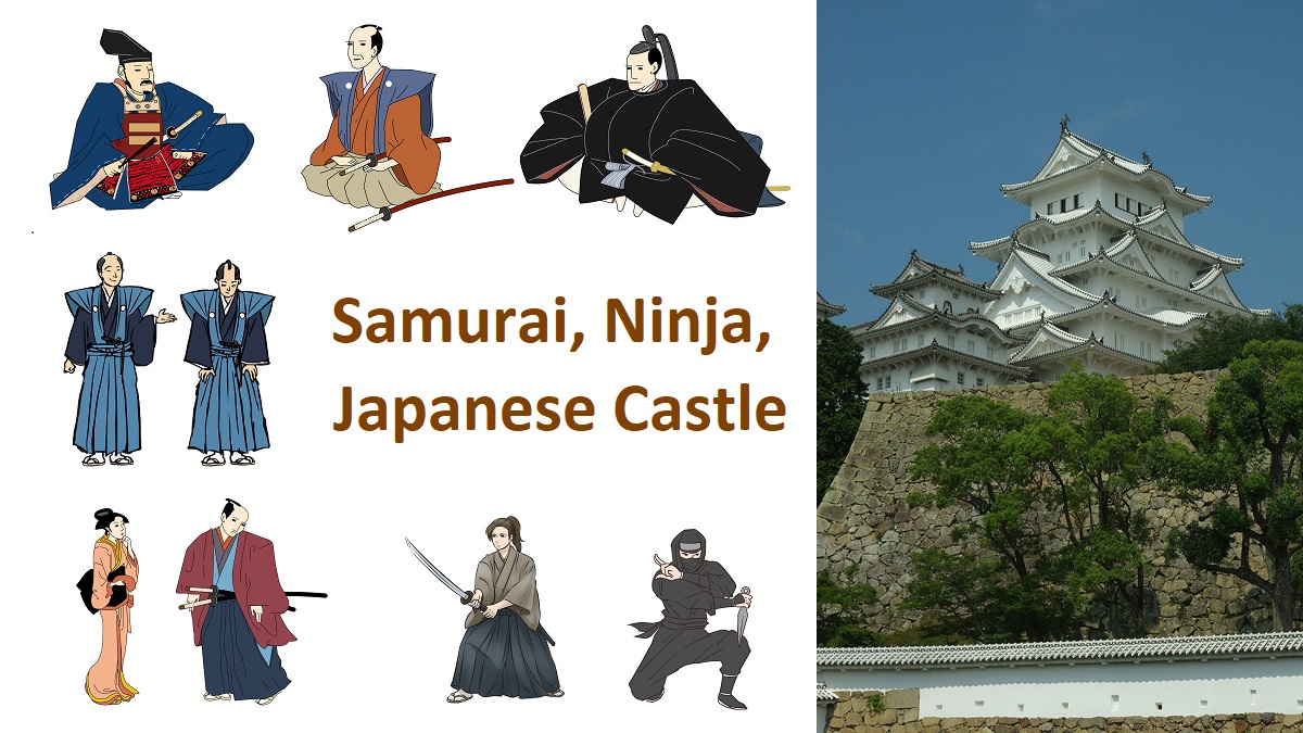 Samurai, Ninja, Japanese Castle