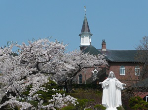 Trappistine Convent in spring