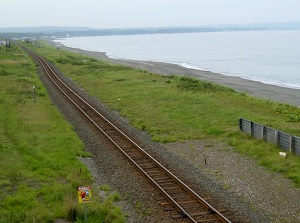 Okhotsk Sea around Kitahama station