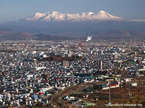 Asahikawa city and Daisetsuzan