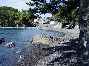 Goishi-hama beach