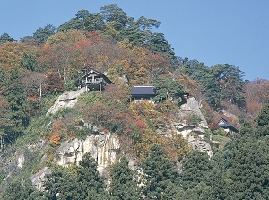 Temples on the mountainside