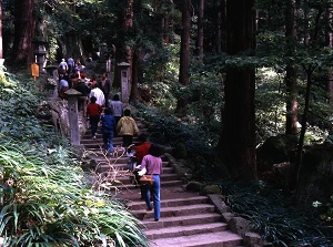 Stone steps of Yamadera