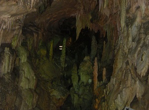 Stalactites in Abukuma Cave