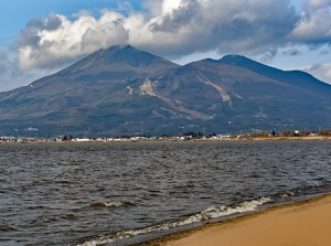 Lake Inawashiro and Mt.Bandai