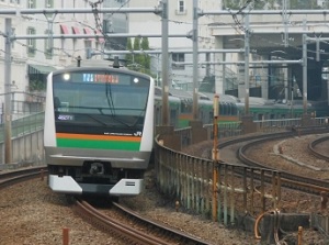 Train of Shonan-Shinjuku Line