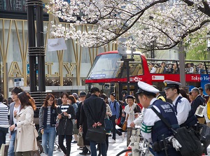 Ginza in spring