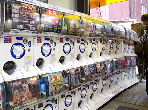 Gashapon in Akihabara