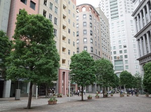 A street like Italy in Shiodome
