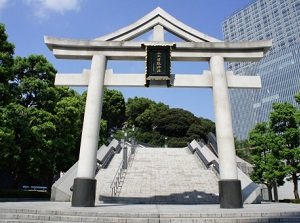 Entrance gate of Hie Shrine