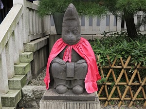 Statue of monkey in Hie Shrine