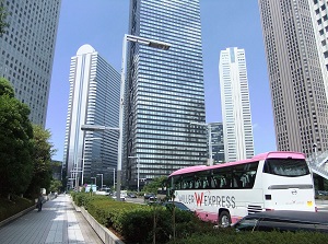 High buildings in the west side of Shinjuku station