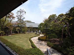 Japanese garden in Nezu Museum