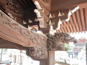 Carvings of Shibamata Taishakuten