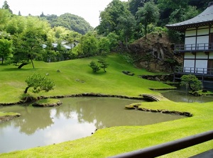 Japanese garden in Kenchoji