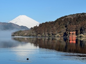 Lake Ashi and Mt.Fuji