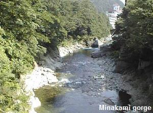 Minakami gorge