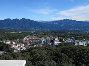 Scenary from the observatory in Ikaho