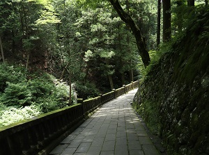 Approach of Haruna Shrine