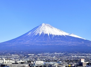 Mount Fuji from Fuji city