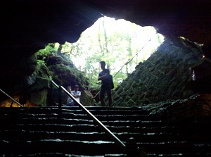 Entrance of Fugaku Wind Cave