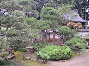 Japanese garden in Erinji