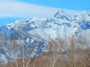 Mount Togakushi in winter