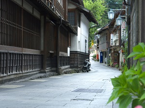 Street in Shibu Onsen town