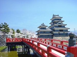Matsumoto Castle in spring