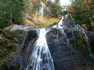 Sanbon Falls in Norikura highland