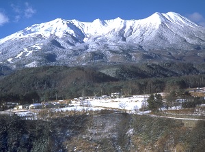 Mount Ontake in winter